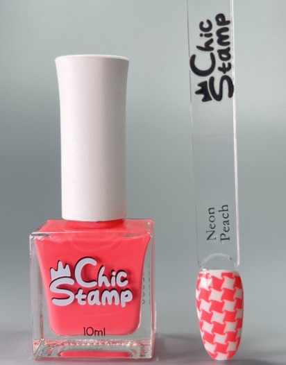 CHICSTAMP NEON PEACH